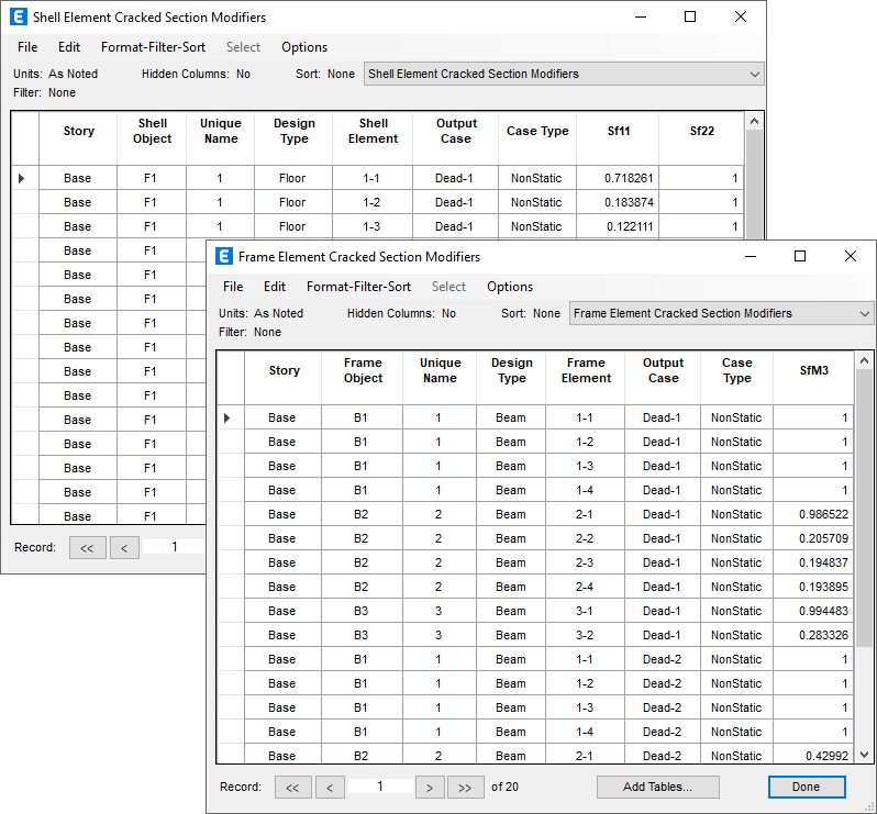 Floor Cracking Nonlinear Analysis in ETABS / SAFE: Reinforcement ...